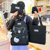 Elementary School Schoolbag Female New Large-capacity Middle School Student High School Student Backpack Five-piece Backpack