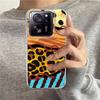 Pink Leopard Print Vortex Pattern Phone Case for Xiaomi 13T 14T 11 Lite Poco X5 M6 Pro X6 X3 Pro NFC C65 C61 M5S Shell TPU Cover