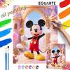 Mickey Mouse Candy Castle Digital Oil Painting Hand Painting Kit Diy Home Decoration