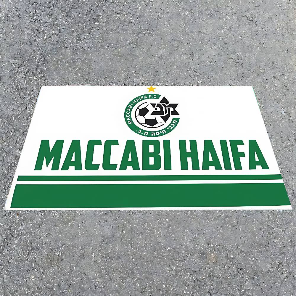 KIsrael MHFC MaccabiHaifa Champions Flags Home Decor Tapestries Banners Background Decorations Holiday Decorations Backdrops
