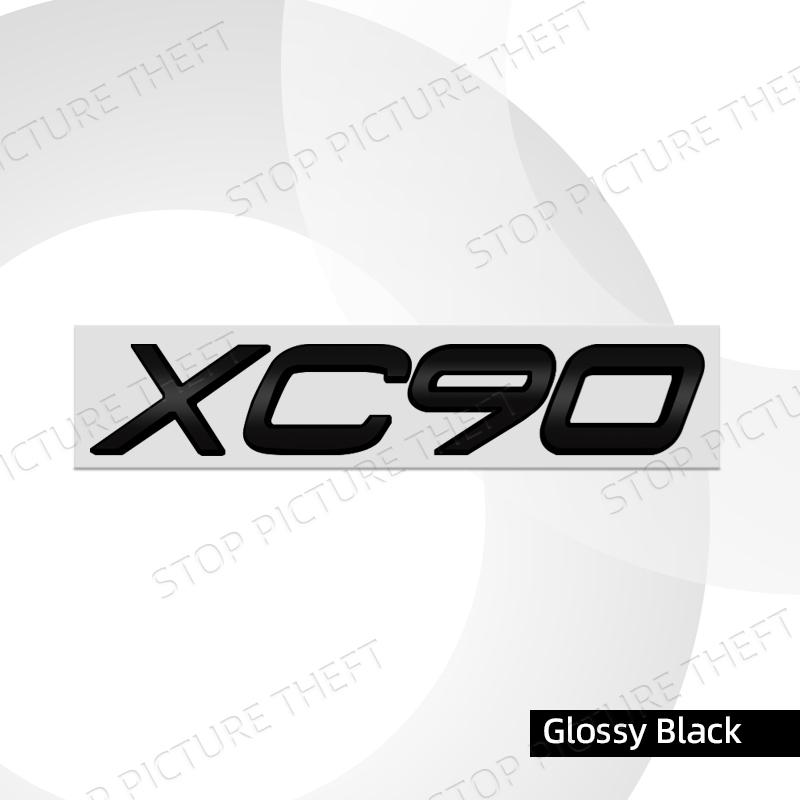 Metal Alloy For Volvo XC90 XC60 XC70 XC40 AWD Logo Car Trunk Fender Sticker Decoration Emblem Badge Accessories Glossy black