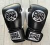 Boxerské rukavice PRIZE RING 14oz „Professional SS“ černo-stříbrné