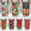 Summer Red Watermelon Case For iPhone Max,13,XR,SE,12,15,Pro,17,Plus,11,14,16,X,XS,Mini Transparent Soft Cover