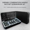 Ratchet Screwdriver Set 24 In 1 Ergonomic Nonslip Handle Magnetic Bit For Detailed Electronic Repair Work