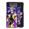 JoJo's Bizarre Adventure Dio Clear Phone Case For Samsung Z Flip 7 6 5 4 3 Galaxy ZFlip7 ZFlip6 ZFlip5 ZFlip4 ZFlip3 5G Print Co