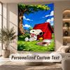 Wall Hanging Tapestry Art Cloth Bedroom Room Background DecorSnoopy Peanuts