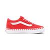 Vans Old Skool Canvas Low top Kids' Skateboarding Shoes White Red Children Aged 3 7 Years Old VN0A4BUU30V