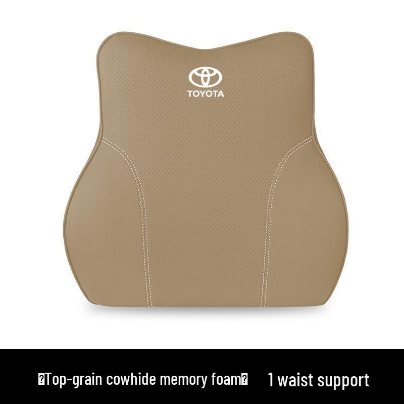 Cojín para Reposacabezas y Soporte Lumbar de Coche para Toyota Corolla, RAV4, Camry, Highlander, Avalon