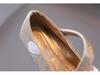 2023 Princess Crystal High Heels with Bow - Formal Leather Shoes for Girls' Runway and Performance