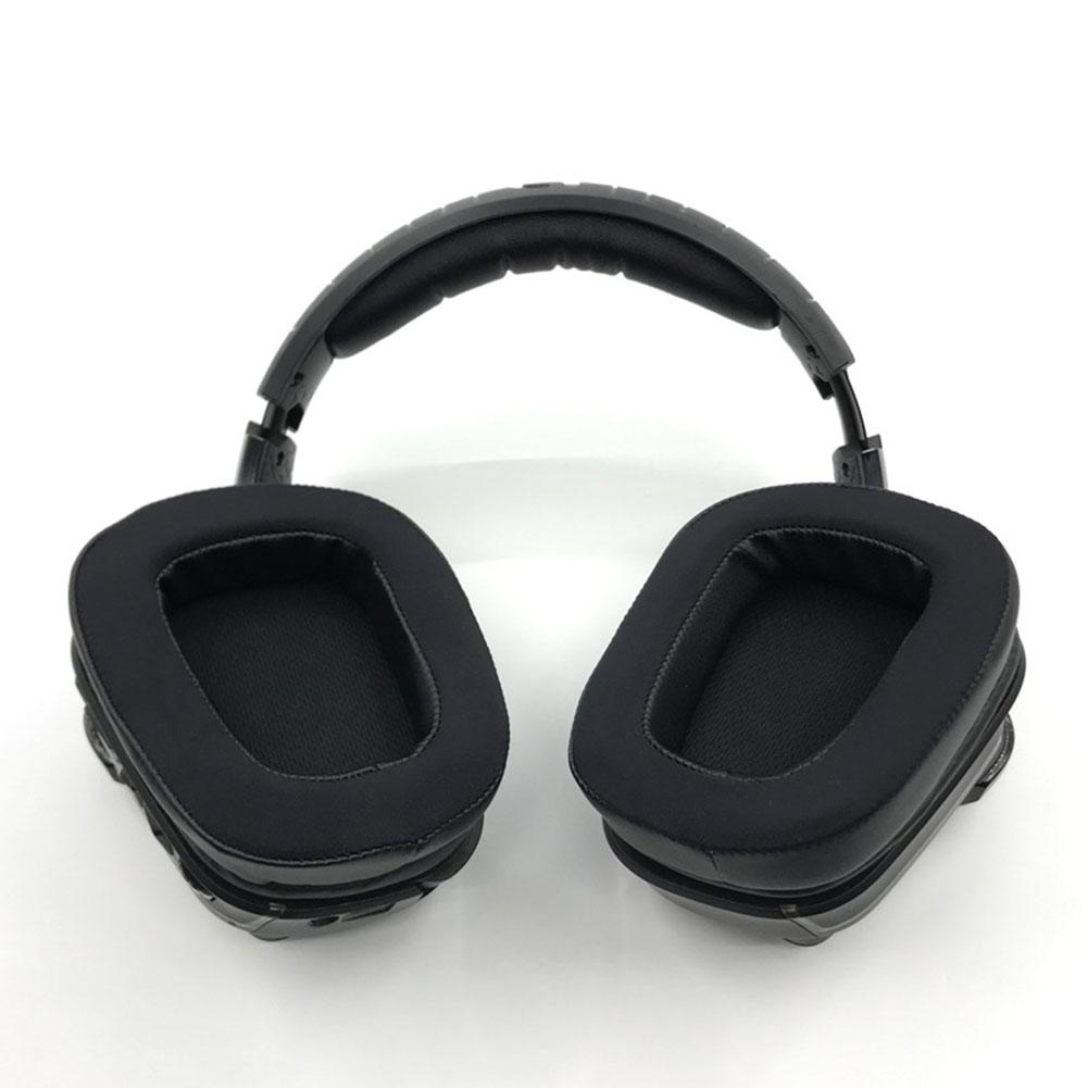 Náhradní náušníky pro Logitech G935 G635 G933 G633 bezdrátová sluchátka, pěnové chrániče uší, polštář, příslušenství