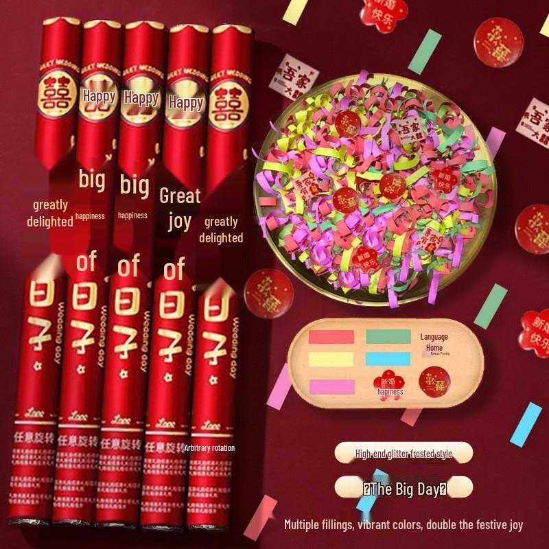 Celebration Glitter Handheld Party Poppers