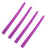 4Pcs Tall Unscented Taper Candles 10 Inch Black Dinner Table Candles Cotton Wick Smokeless Elegant Romantic Ambiance Decor 8H