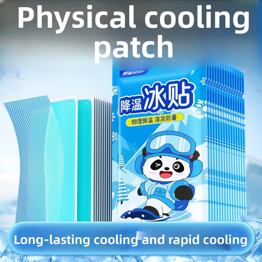 Summer Fruit Flavour Ice Cold Fever Students Military Training To Prevent Heatstroke Mobile Phone Cooling Patch