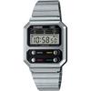 Digital Wristwatch A100WE-1A Reissue Men's Silver