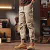 Men's Retro Multi-Pocket Cuffed Casual Outdoor Work Pants