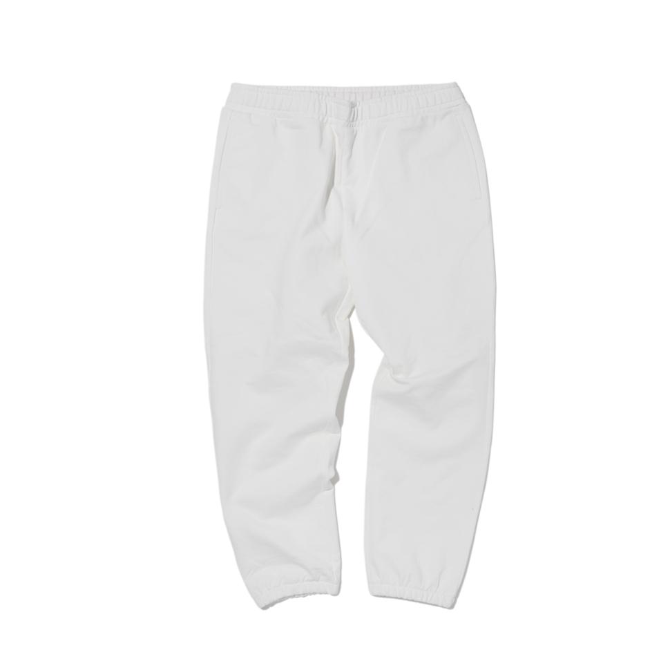 BRIAN BERRY Arc Out Pocket Sweat Pants_White