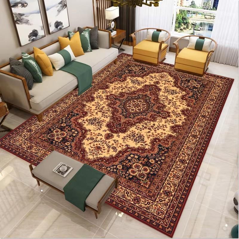 Tappeto Stampato Persiano Retrò 40X120Cm Camera da Letto Soggiorno Tappeti di Lusso Leggero Fondo Antiscivolo e Resistente all'Usura Stile Etnico