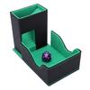 Dice Tower PU Leather Dice Box Foldable Portable Dice Rolling Case for Board Game