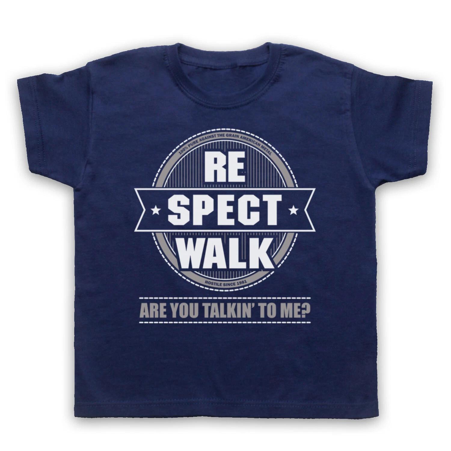 WALK UNOFFICIAL RESPECT HEAVY METAL ROCK TALKIN TO ME KIDS CHILDS T-shirt 130