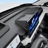 LHD Black Soft Silicone Multi-Function Storage Box For Toyota RAV4 2026-2028 Behind Central Control Screen Sundries Organizer
