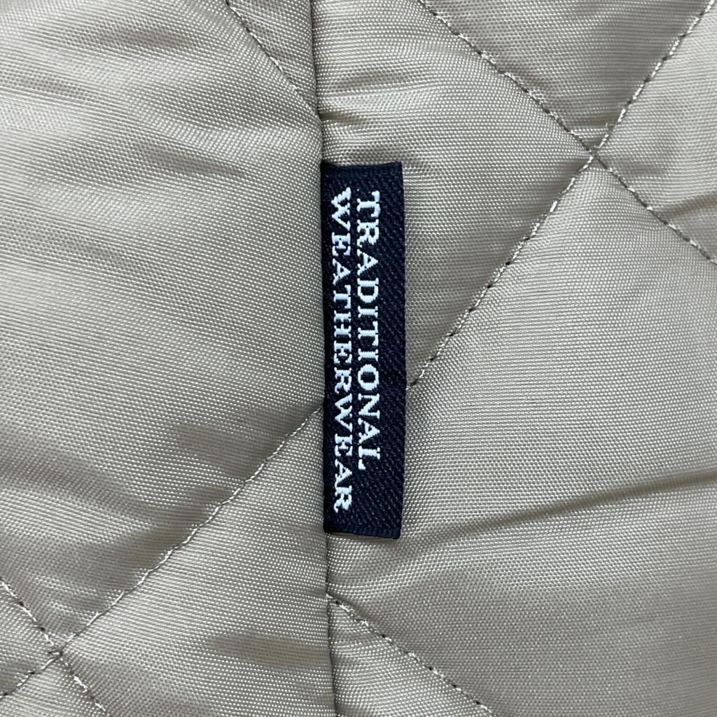 TRADITIONAL WEATHERWEAR Beige quilted stand collar coat Jacket 34 beigeUsed