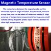 Strong Magnetic Adsorption Thermocouple Temperature Sensor 0-450 Degree  K Type Plug with Stainless Steel Shielded Wire