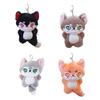 Bag Charm Plush Keychain Plush Material Backpack Pendant Suitable for Bags Keys