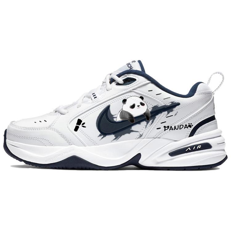 

Nike Air Monarch 4 Slip Resistant Abrasion Resistant Low top Chunky Sneakers Unisex Blue White 415445-102(Team56-) 41