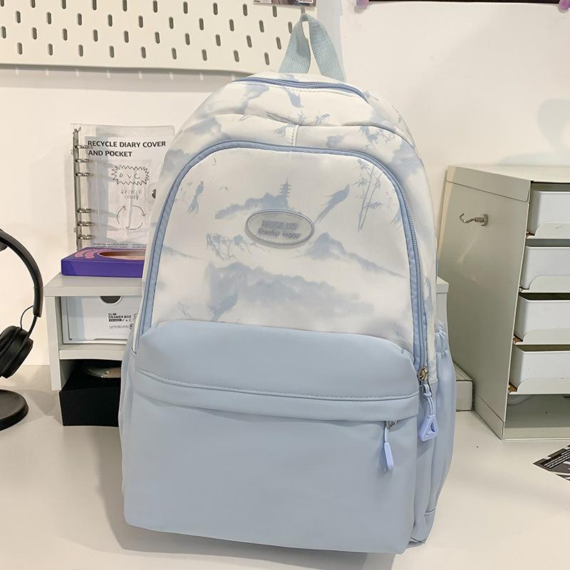 Children's Schoolbags Elementary School Students Junior High School Girls High School Students High Looking Printed Backpacks