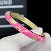 Double Bangle Chinese Cloisonne Bracelet Traditional Women's Hand Bracelet  Gifts for Women Girl
