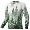 Men's Daily Sports T-shirts Outdoor Running Fitness Breathable Long Sleeve T Shirts 3D Print Simple Tees Top Autumn Clothing