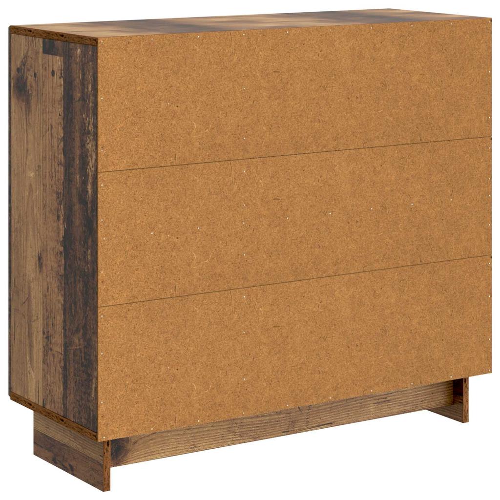 Vintage Style Sideboard Made of Reclaimed Wood 89 x 34.5 x 80 cm Particleboard