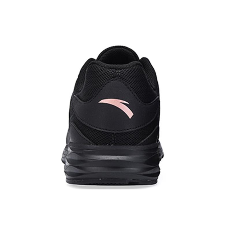 Anta Street Shock Absorbers Slip Resistant Abrasion Resistant Low top Casual Running Shoes Women's Black Pink Sneakers 922355592-1