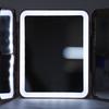 Faltbarer LED Schminkspiegel Tragbarer Wiederaufladbarer Kosmetikspiegel LED Faltbarer Schminkspiegel mit Licht für Zuhause Reise