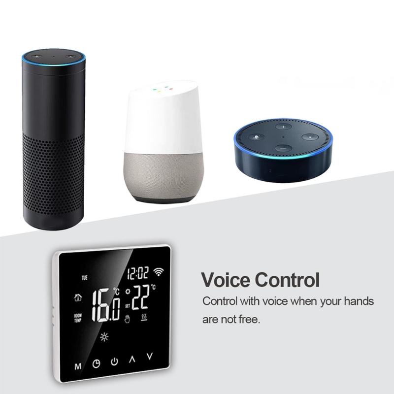 WiFi Thermostat Programmable Electric Underfloor Heating Radiator Thermostat Indoor Constant Temperature Controller LCD