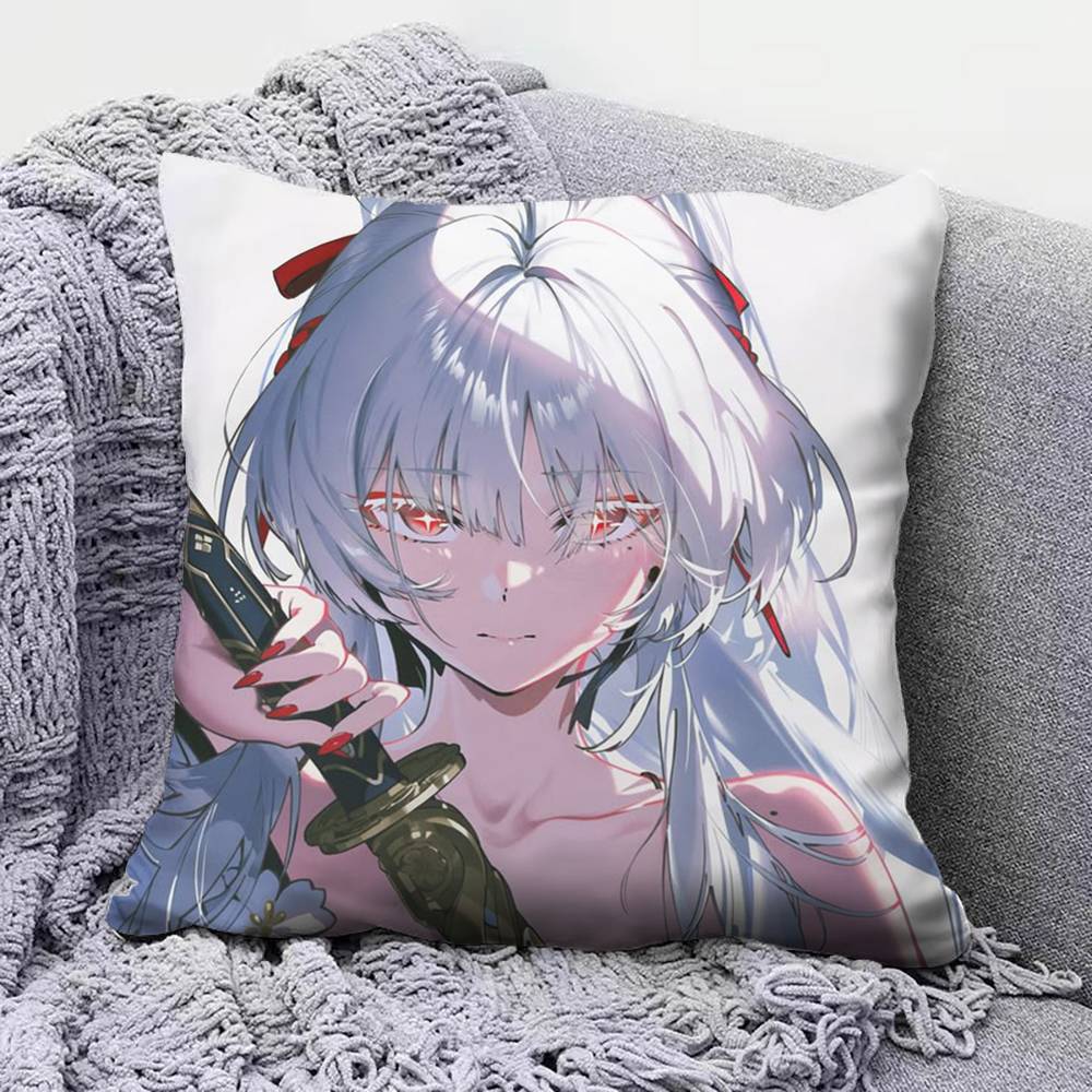 Denia Hiyuki WuWa Wuthering Waves Home Sofa Cushion Covers and Aecorative Custom Pillow Covers