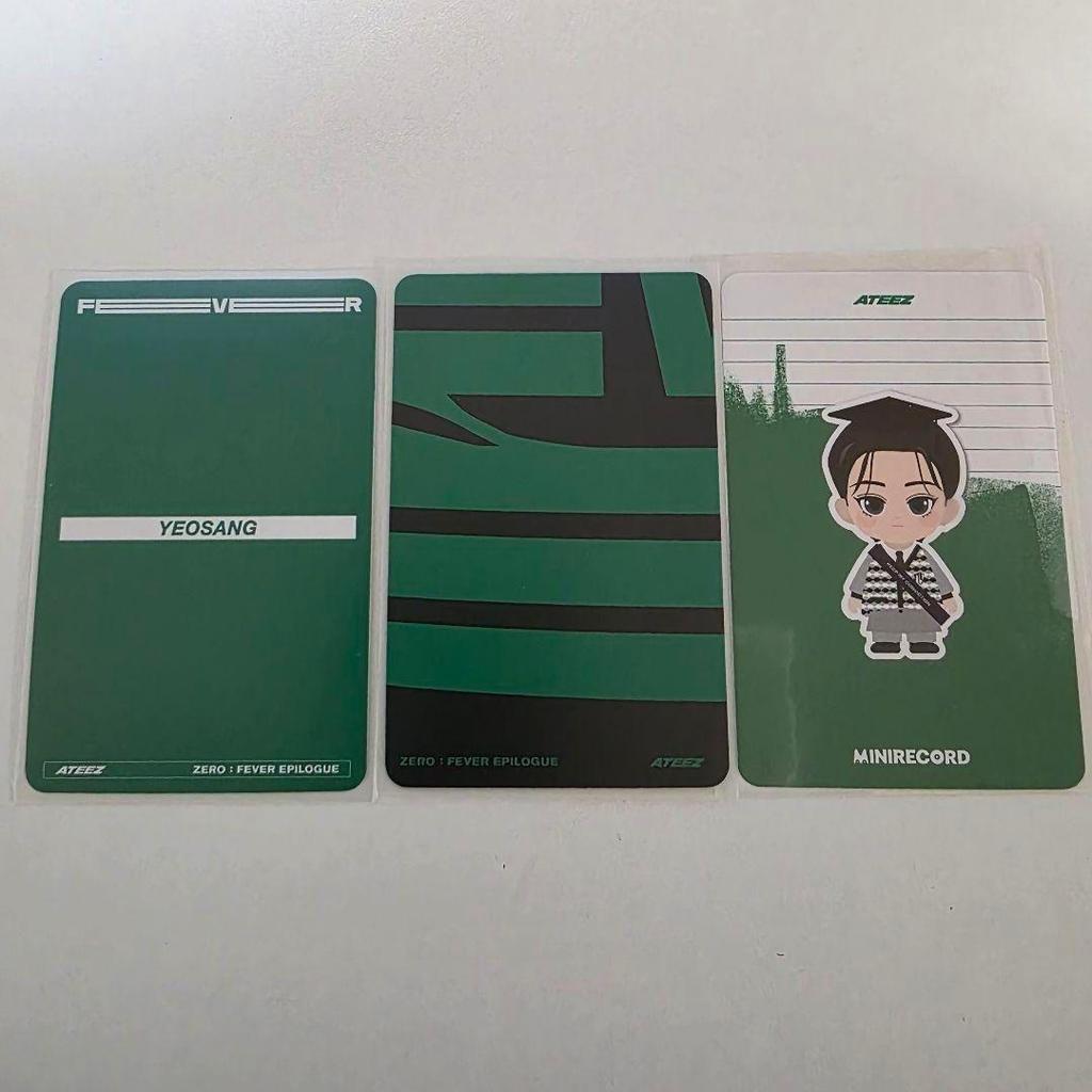 [USED] ATEEZ ZERO: FEVER EPILOGUE Yeosang with bonus trading card