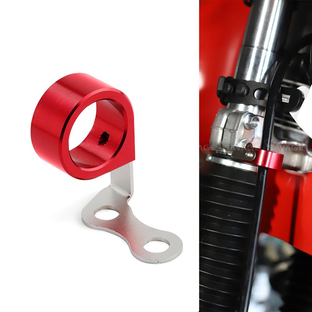 

Front Brake Hose Cable Guide Clamp For HONDA XR250R XR250L XR650R XR230R XR400R XR600R XR230 XR250 XR650L Motorcycle Accessories червоний
