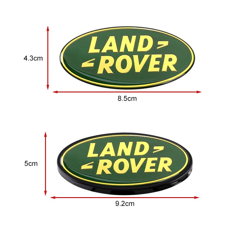 Akcesoria samochodowe Naklejka z emblematem 3D na przód i tył samochodu dla Land Rover SVR Discovery Velar Evoque Freelander Range Rover L322