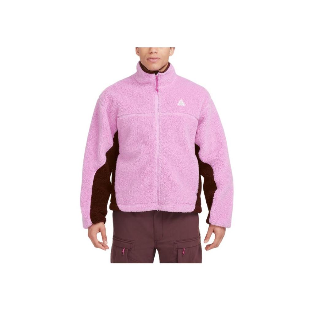 Nike ACG Therma-Fit Adv Canwell Glacier Outdoor Casual Sports Zip-Up Fleece Jacket Men Jacket Deep-Pink FV8653-632