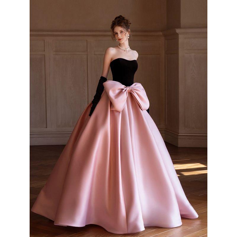 

Алиса Классическая Принцесса Взрослая Церемония Милое и Очаровательное Вечернее Платье Свадебный Банкет Высококлассное Платье для Экзамена по Искусству Вечернее Платье для Женщин Pink S