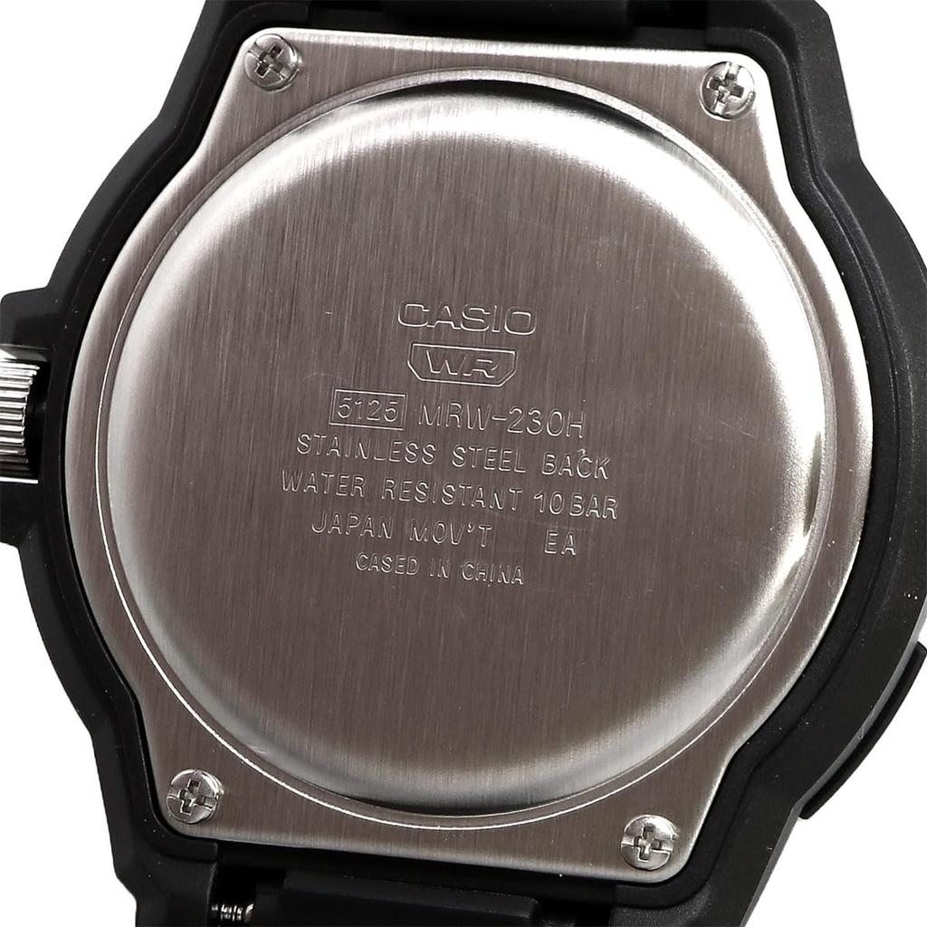 CASIO Standard Quartz Watch Black with Pepsi Color Bezel MRW-230H-1E2V Men's (Overseas Model) [Used]