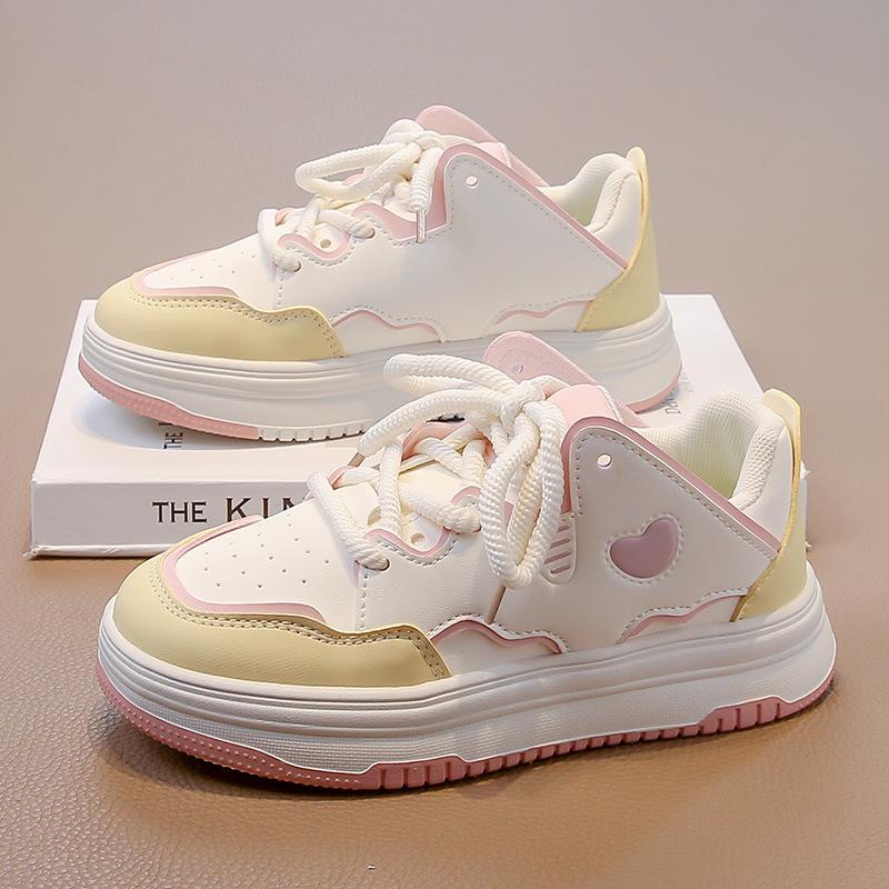 

Girls sneakers for elementary school students2026Spring new children s shoes, large children s loafers, soft-soled, lightweight, casual for girls 30Inner Length18.8 розовый