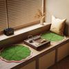 Kissen im Lotus-Stil im chinesischen Stil Bodenmatte Rutschfest Sofahocker Tatami Bürostuhlmatte Erkerfenster Teeraum Meditationsdekor Futon