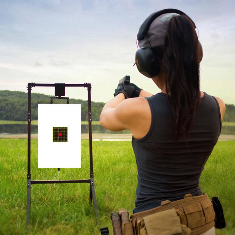 4" Fluorescent Blossom Compound Bow Target Paper for Competition Practice