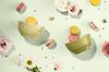 Staub Ceramic Bowls, 12cm, Set of 2, Macaron Green, Microwave-Safe, Officially Sold in Japan, Z1023-687