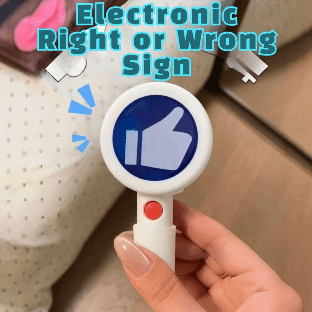 Double-Sided Sound Toy Electronic Desk Ornament Novelty Hand Paddle Toy Tabletop Use