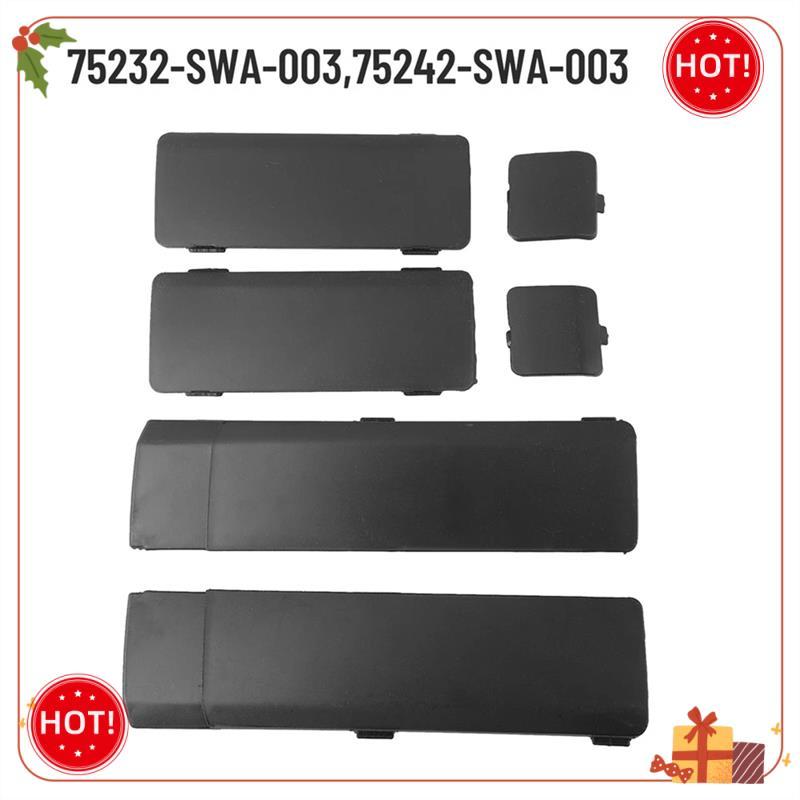 Durable-6Pcs Roof Rack Delete Removal Cover For Honda CRV CR-V 07-11 75232-SWA-003/75242-SWA-003 75233-SWA-003/75243SWA003