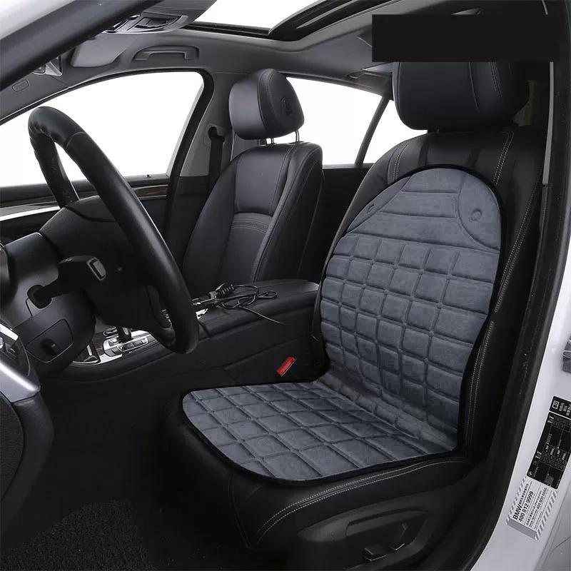 

1 шт., автомобильные чехлы на сиденья с подогревом, 12 В, 2 температурные настройки, подушка сиденья с подогревом, прочный черный 97*48cm чёрный