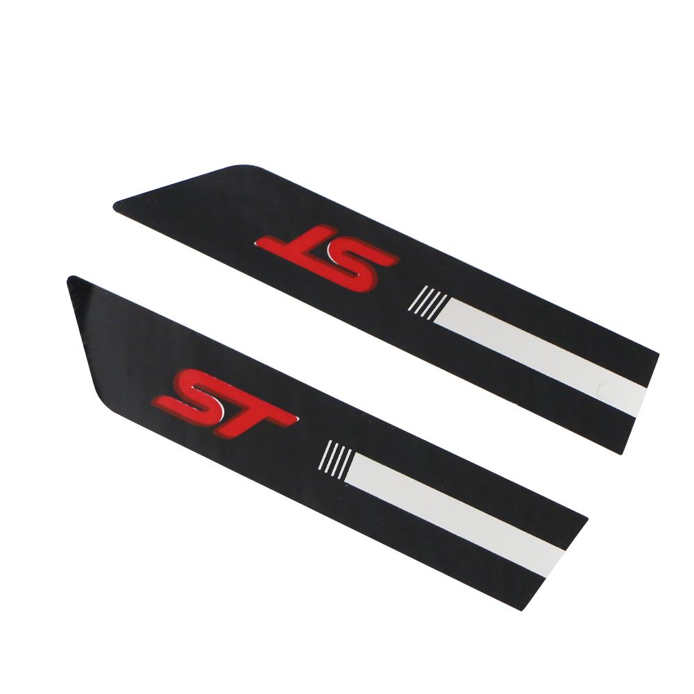 AHYU6 2Pcs Car Accessory Side Doors Blade Car Stickers for Ford Taurus Kuga Fiesta Focus Mondeo Escape St Vignale